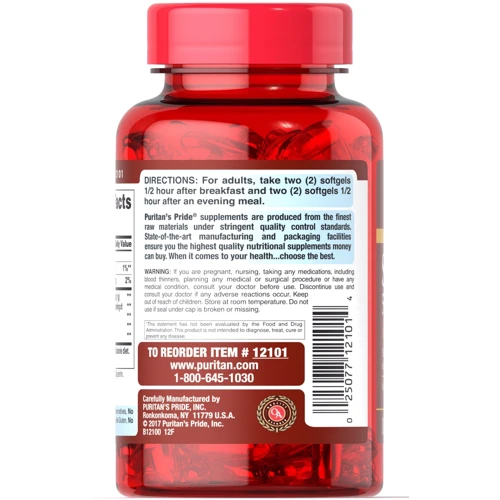 Puritan's Pride Omega-3 Salmon Oil 500 mg 100 caps: Тип Омега 3