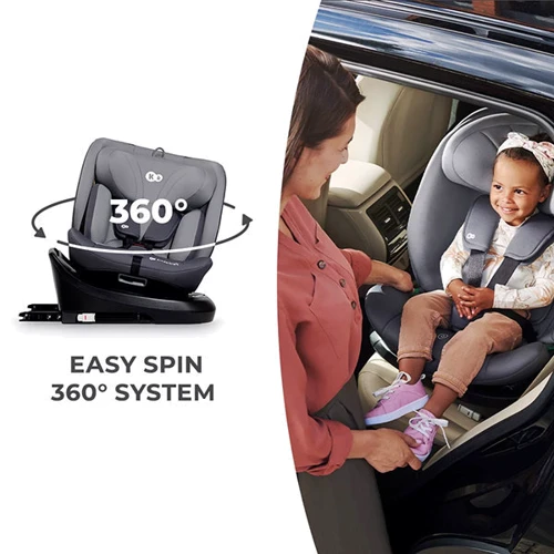 Автокресло Kinderkraft i-Grow i-Size Grey (KCIGRO00GRY0000): Группа 0+/1/2/3