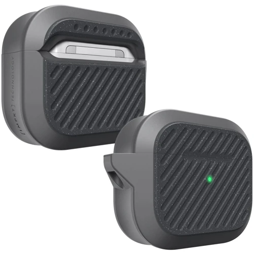 Чехол для наушников LAUT Capsule IMPKT with Belt Fog Grey (L_AP4_CA_FG) for Apple AirPods 3 фото 2