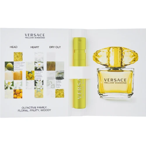 Туалетная вода Versace Yellow Diamond 1ml: Аромат Цветочный