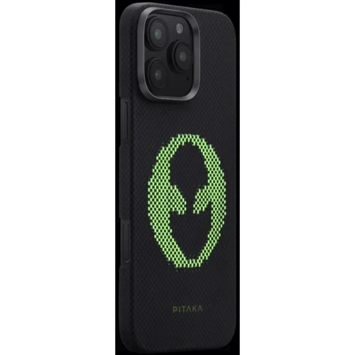 Чехол для iPhone Pitaka Aries Tactile Woven Case Alien (KI1601ALP) for iPhone 16 Pro Max фото 5