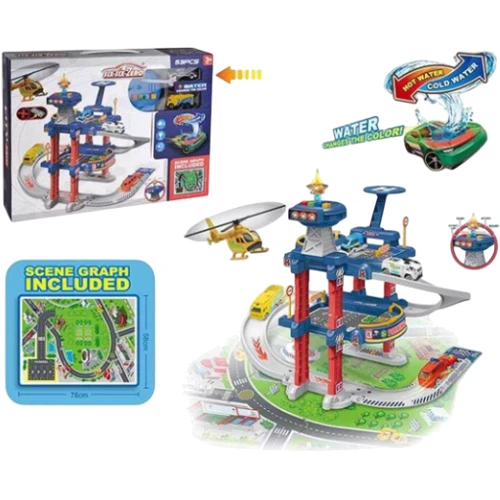 Трек 3 этажа 2 машинки (660 А-307)