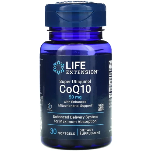 Life Extension Super Ubiquinol CoQ10 Суперубихинол CoQ10 30 капсул