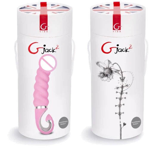 Анатомический вибромассажер Gjack2 - Gvibe (Англия), розовый
