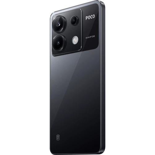 Смартфон POCO X6 5G 12/256GB Black (Global): Камера Потрійна 64 Мп (f/1.79) + 8 Мп (f/2.2) + 2 Мп (f/2.4) / LED спалах / HDR / Панорама / Фронтальна 16 Мп (f/2.45)