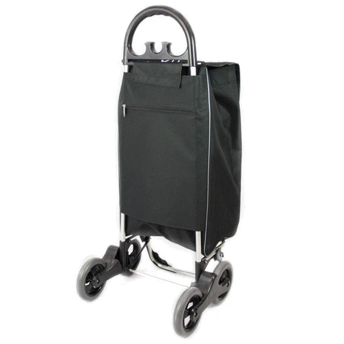 Сумка-тележка Aurora Avanti 4 Basic 50 Black/Grey Flower (926879): Цвет черный