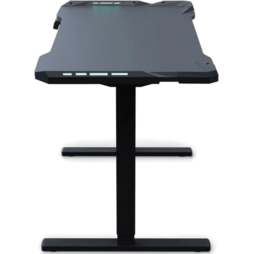 Стіл Mealux PowerDesk Carbon RGB з електрорегулюванням висоти (арт. EVO-201 Carbon/B)