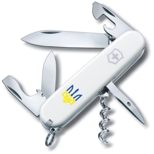 Мультитул Victorinox Spartan Ukraine 91мм/12 функций/белый /Трезубец (1.3603.7_T0017u)