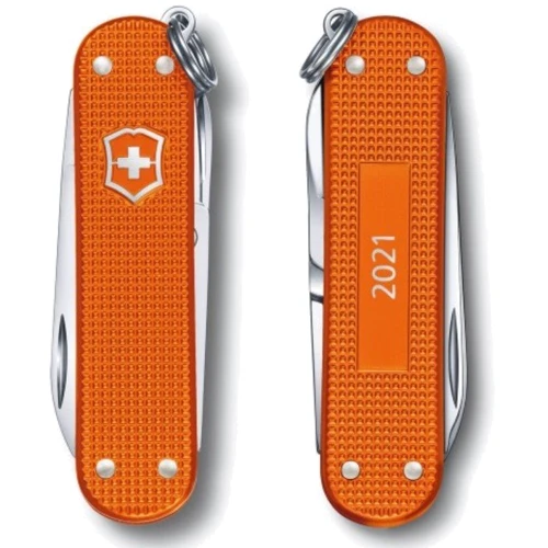 Мультитул Victorinox Classic SD 58мм/5функций/рифленый оранжевый (0.6221.L21): Количество функций 5