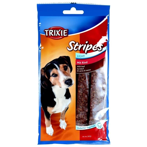 Лакомство для собак Trixie Stripes Light с говядиной 100 г 10 шт. (4011905031729)