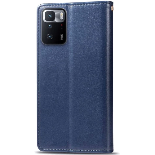 Аксесуар для смартфона Mobile Case Getman Gallant Blue для Xiaomi Redmi Note 10 Pro 5G: Матеріал искусcтвенная кожа
