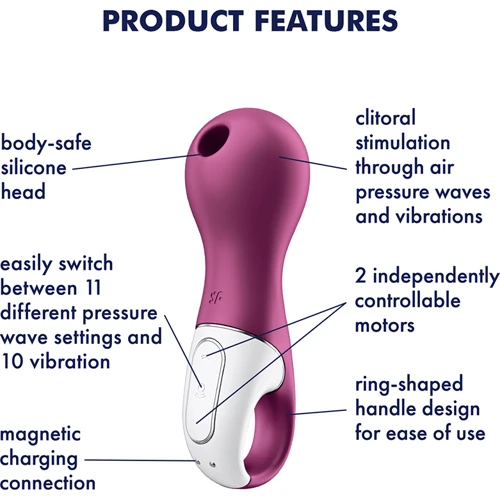 Масажер із вакуумною стимуляцією Satisfyer Lucky Libra