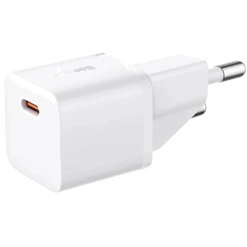 Зарядний пристрій Baseus USB-C Wall Charger GaN5 mini 1C 20W з USB-C Cable White (P10110900213-01): Тип сетевое