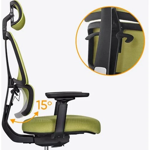 Комплект Mealux PowerDesk Lite Black + Leo Air Plus Green (EVO-201 Lite B/B +Y 546 KZ)