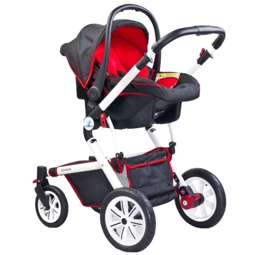 Автокрісло Caretero Compass red: Група 0 + (до 13 кг), автокрісло-переноска