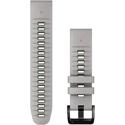 Ремешок Garmin QuickFit 22 Watch Bands Fog Grey/Moss Silicone (010-13280-08)