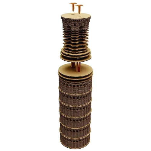 Картонный конструктор Cartonic 3D Puzzle LEANING TOWER OF PISA: Количество фрагментов, шт 160