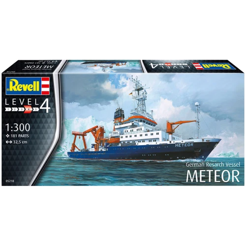 Збірна модель-копія Revell Німецький дослідний корабель Метеор рівень 4 масштаб 1:300 (RVL-05218): Виробник Revell