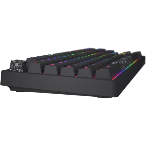 Клавіатура HATOR Rockfall 2 Mecha TKL Authentic Edition Black (HTK-530): Кількість додаткових клавіш 12 мультимедийных клавиш