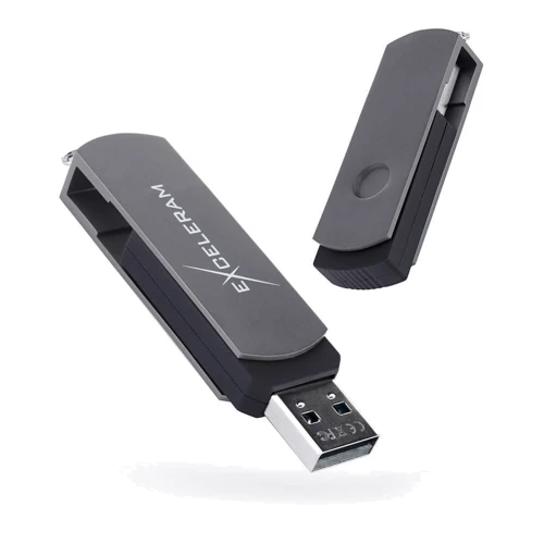 USB-флешка eXceleram 32GB P2 Series USB 2.0 Grey/Black (EXP2U2GB32) фото 7