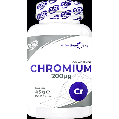 6PAK Nutrition Chromium 200 mcg Хром 90 капсул