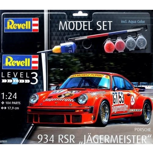 Подарочный набор Revell Porsche 934 RSR Jagermeister 1:24 (67031)