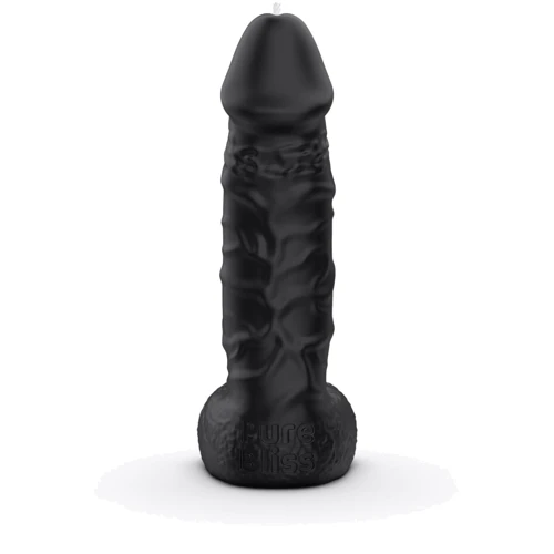 Свеча в виде члена Pure Bliss BIG Black 18 см