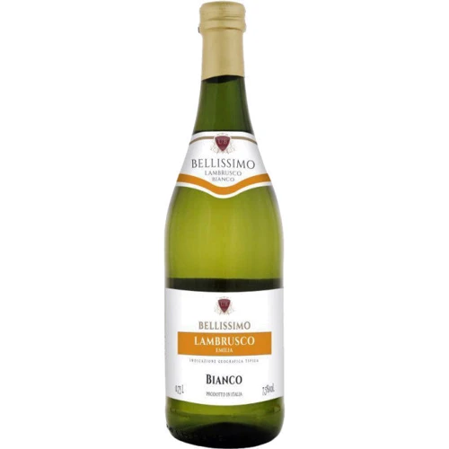 Вино Bellissimo Lambrusco Bianco біле ігристе / напівсолодке 0.75л (VTS2902210)