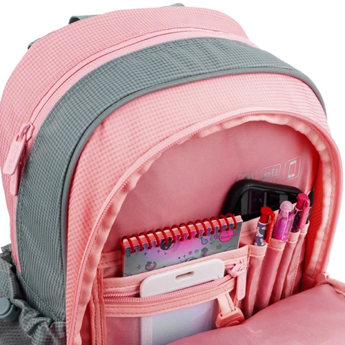Рюкзак школьный Kite Education Gray & Pink K22-771S-2: Тип Для первоклассников