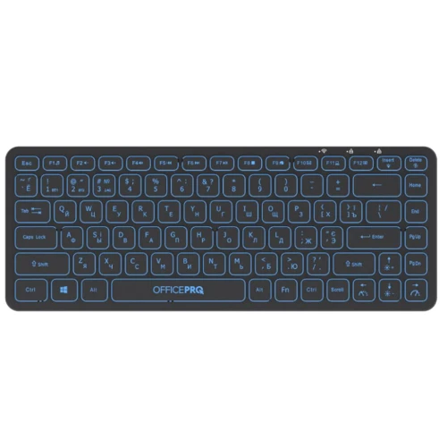 Клавиатура OfficePro SK790B Wireless/Bluetooth Black (SK790B): Количество клавиш 84