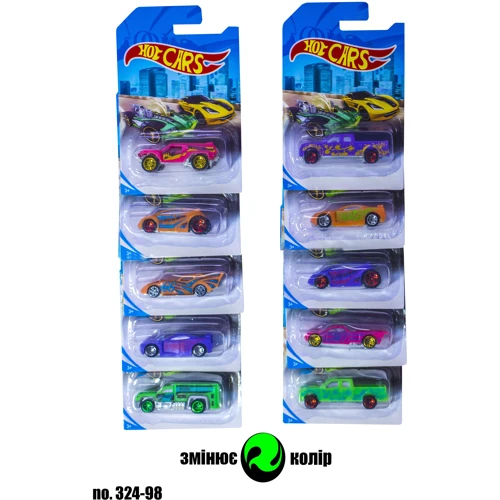 Машинки Hot Cars меняет цвет, в ассорт. (324-98): Производитель Hot Cars