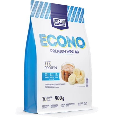 Протеїн UNS Econo Premium 900 g/ 30 servings/ Peanut Butter with Banana
