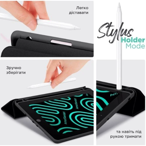Аксессуар для планшетных ПК ArmorStandart Smart Case Fold Pen Black for Xiaomi Redmi Pad Pro / Poco Pad (ARM81430) фото 4