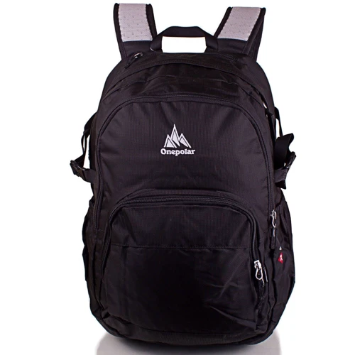 Мужской рюкзак Onepolar черный (W1988-black)