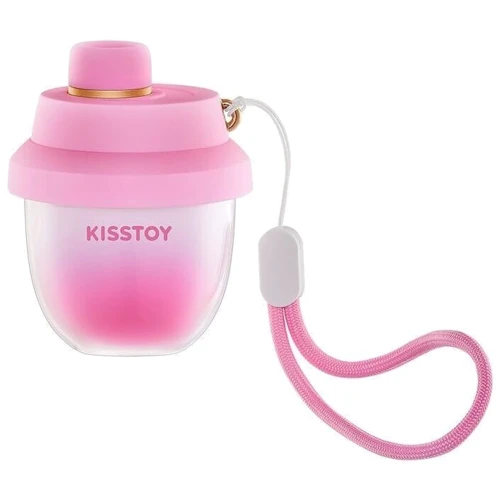 Вакуумный стимулятор-брелок KISSTOY Kiss Pods, 5 уровней интенсивности + Turbo-режим, 2 насадки