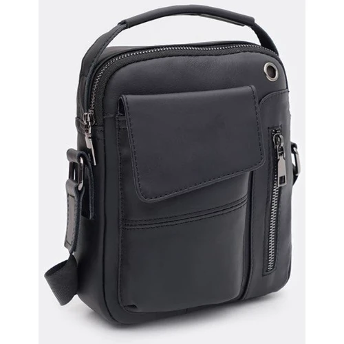 Мужская сумка через плечо Keizer черная (K15802bl-black): Пол Мужской