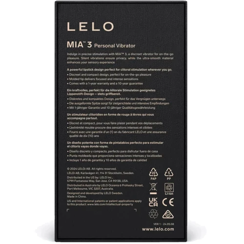 Вибропуля Lelo Mia 3 Black