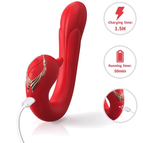 Вибратор BOSS Swan Red