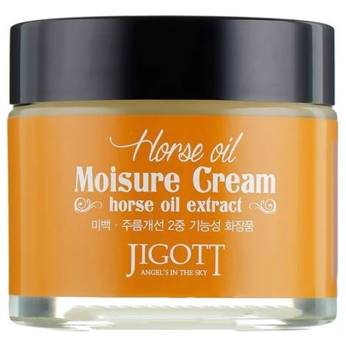 Jigott Horse Oil Moisture Cream Зволожуючий крем для обличчя з кінською олією 70 ml
