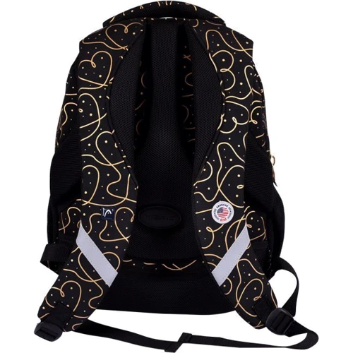 Рюкзак молодежный HEAD 502021323 3 отд., AB300 Golden Hearts: Тип Подростковый рюкзак