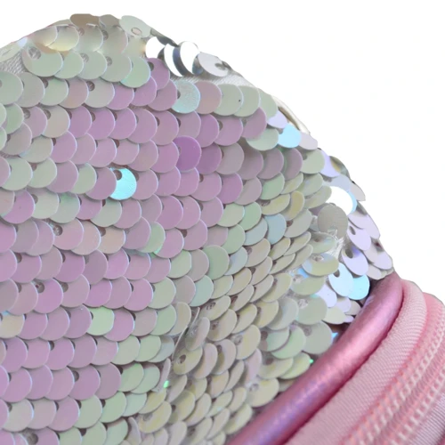 Пенал м'який YES TP-24 '' Sneakers with sequins '' pink (532723): Матеріал Еко-шкіра, ПВХ