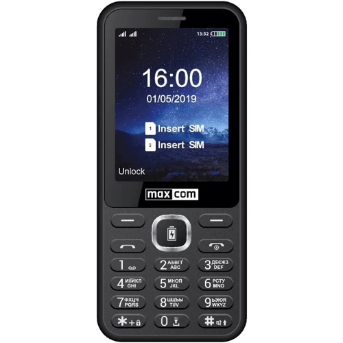 Мобильный телефон Maxcom MM814 Black (UA UCRF): Оперативная память 32 МБ