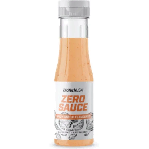 Низкокалорийный соус BioTechUSA Zero Sauce 350 ml /23 servings/ Spicy Garlic