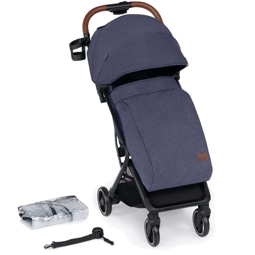 Візок Kinderkraft Nubi Blue (KKWNUBINAV0000): Матеріал коліс поліуретан