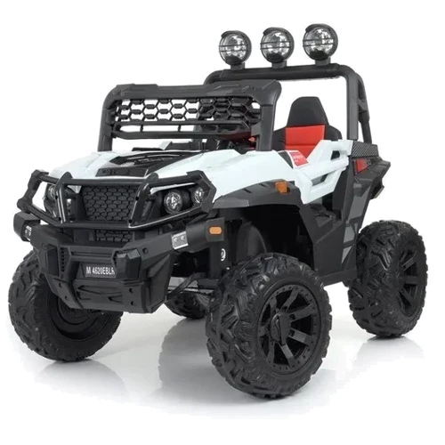 Дитячий електромобіль Джип Bambi Racer, білий (M 4620EBLR-1)