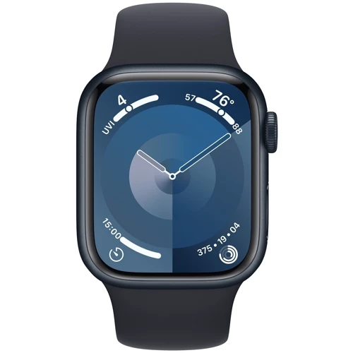 Apple Watch Series 9 GPS 41mm Midnight Aluminum Case w. Midnight Sport Band - S/M (MR8W3) Approved Витринный образец: Производитель Apple