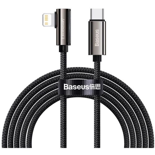 Кабель Baseus Cable USB-C to Lightning Legend Elbow 20W 2m Black (CATLCS-A01)