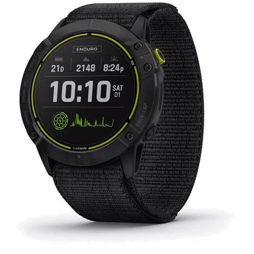 Смарт-часы Garmin Enduro Carbon Gray DLC Titanium with Black UltraFit Nylon Strap (010-02408-01) фото 10