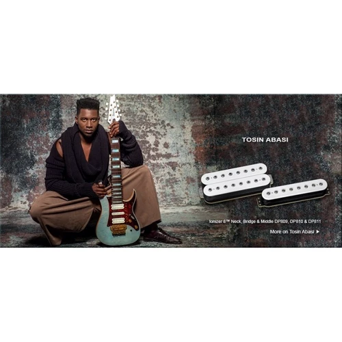 Звукознімач Звукосниматель DIMARZIO DP809BK IONIZER 8 NECK (BLACK): Виробник DIMARZIO