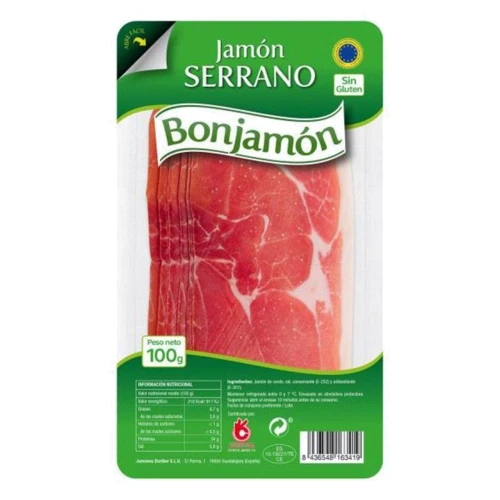 Хамон Jamon Serrano Bonjamon (100 г) (WT3634)
